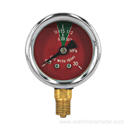 meter metal fire fighting pressure gauges